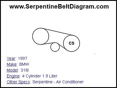 1997 BMW 318I with 4 Cylinder 1.9 Liter Engine