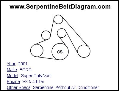 2001 FORD Super Duty Van with V8 5.4 Liter Engine