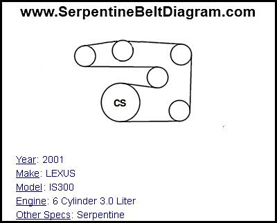 2001 LEXUS IS300 with 6 Cylinder 3.0 Liter Engine