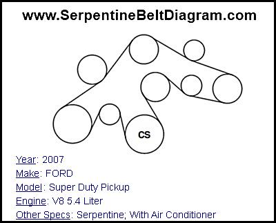 2007 FORD Super Duty Pickup with V8 5.4 Liter Engine