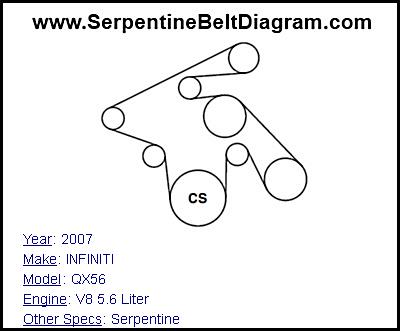2007 INFINITI  QX56 with V8 5.6 Liter Engine