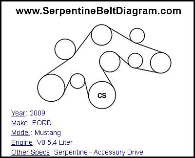 2009 FORD Mustang with V8 5.4 Liter Engine