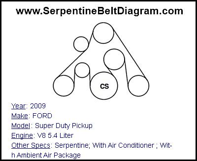 2009 FORD Super Duty Pickup with V8 5.4 Liter Engine